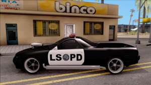 Nissan Skyline R32 Pickup Police LSPD для GTA San Andreas - вид сбоку