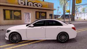 Mercedes-Benz C250 AMG Line для GTA San Andreas - вид сбоку