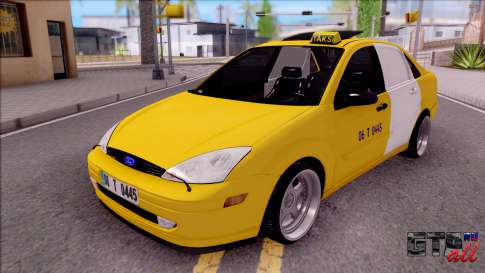 Ford Focus Mk1 Turkish Taxi для GTA San Andreas - вид спереди