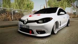 Renault Fluence PlayBoy для GTA San Andreas - вид спереди