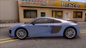 Audi R8 V10 Plus 2018 для GTA San Andreas - вид сбоку