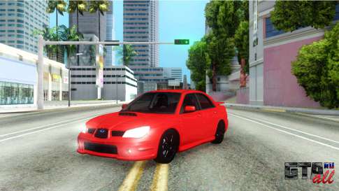 Subaru Impreza WRX Hawkeye Baby Driver v.1 для GTA San Andreas - вид спереди