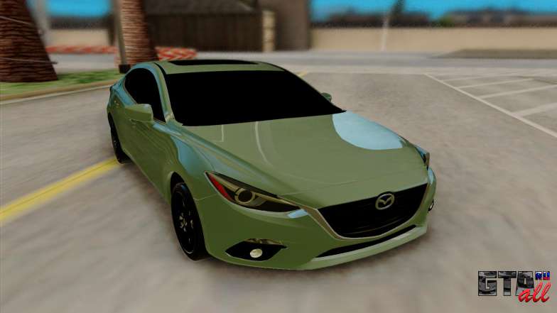 Mazda 3 Sedan 2014 для GTA San Andreas - вид спереди