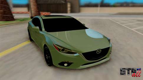 Mazda 3 Sedan 2014 для GTA San Andreas - вид спереди