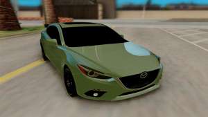 Mazda 3 Sedan 2014 для GTA San Andreas - вид спереди