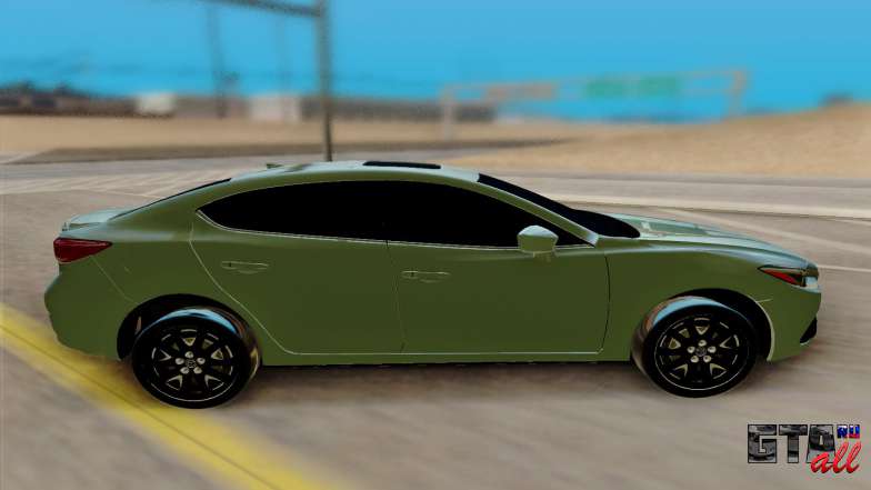 Mazda 3 Sedan 2014 для GTA San Andreas - вид сбоку