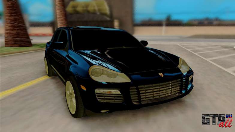 Porsche Cayenne S 2009 для GTA San Andreas - вид спереди