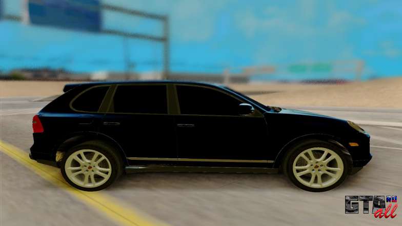 Porsche Cayenne S 2009 для GTA San Andreas - вид сбоку