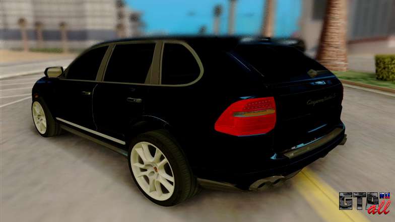 Porsche Cayenne S 2009 для GTA San Andreas - вид сзади