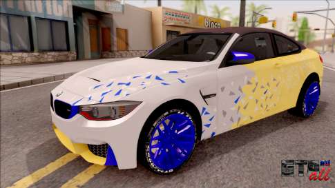 BMW M4R F82 для GTA San Andreas - вид спереди