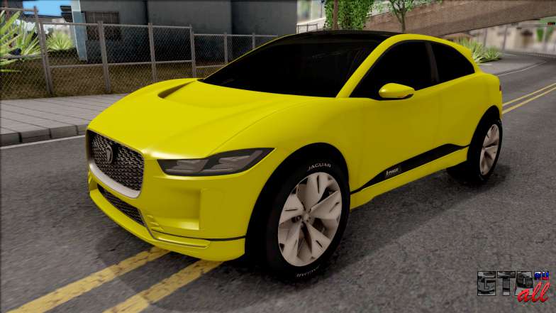 Jaguar I-Pace 2018 для GTA San Andreas - вид спереди