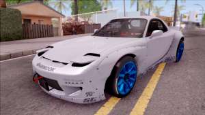 Mazda RX-7 Rocket Bunny для GTA San Andreas - вид спереди