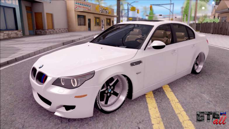 BMW M5 E60 SUDKİNG для GTA San Andreas - вид спереди