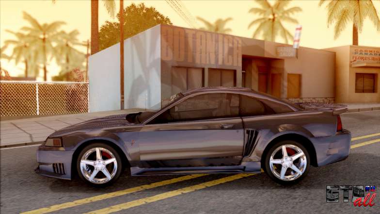 Ford Mustang Saleen 2000 IVF для GTA San Andreas - вид сбоку