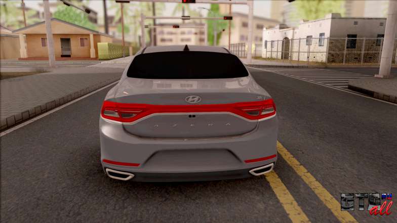 Hyundai Azera 2018 для GTA San Andreas - вид сзади