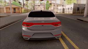 Hyundai Azera 2018 для GTA San Andreas - вид сзади