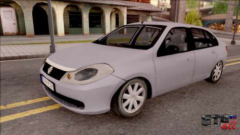 Renault Symbol 2009 Authentique Version для GTA San Andreas - вид спереди