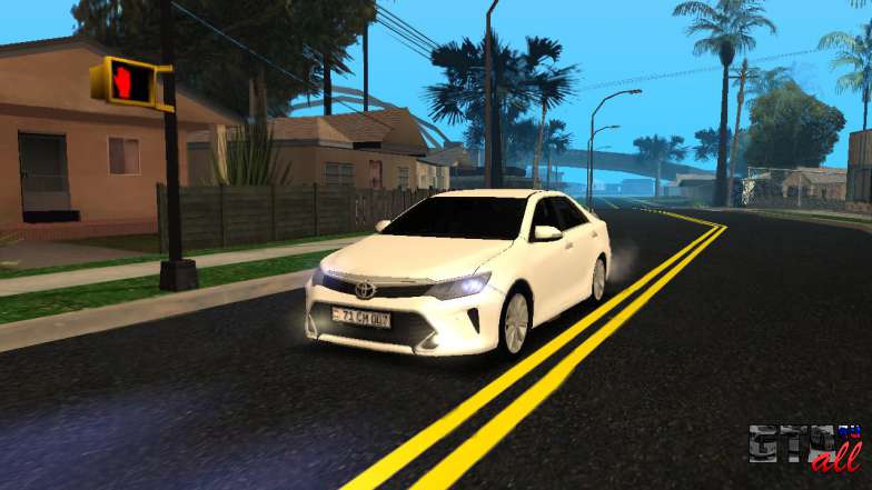 Toyota Camry 2016 Armenian для GTA San Andreas - вид спереди