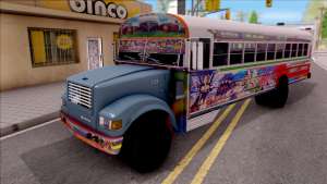 Diablo Rojo Panama Blue Bird для GTA San Andreas - вид спереди