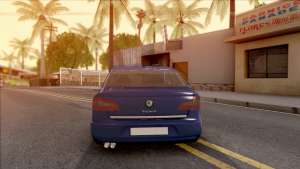 Skoda Superb 2009 для GTA San Andreas - вид сзади