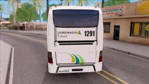 Volvo 9700 Coordinados Bus Mexico для GTA San Andreas - вид сзади