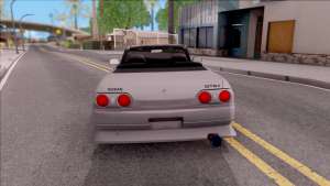 Nissan Skyline R32 Cabrio Drift Monster Energy для GTA San Andreas - вид сзади