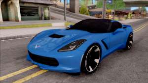 Chevrolet Corvette Stingray C7 2014 для GTA San Andreas - вид спереди