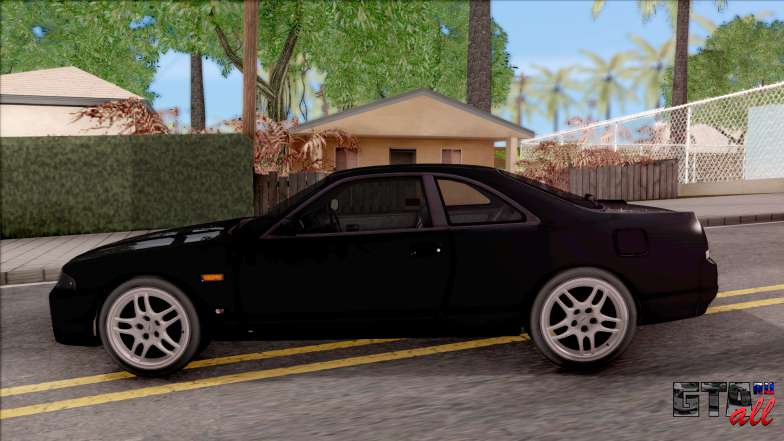 Nissan Skyline R33 для GTA San Andreas - вид сбоку