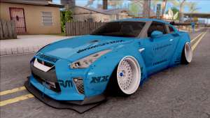 Nissan GT-R R35 2017 Premium LB Performance для GTA San Andreas - вид спереди