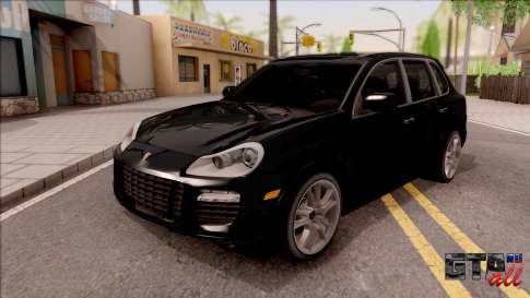 Porsche Cayenne Turbo S 2009 для GTA San Andreas - вид спереди