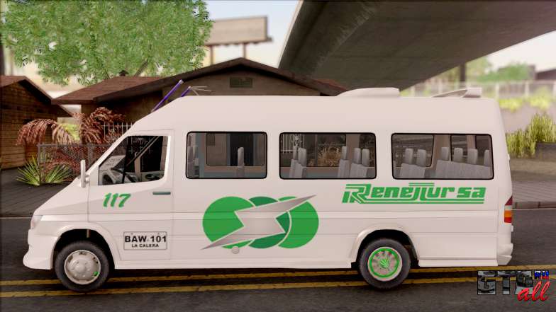 Mercedes-Benz Sprinter Renetur для GTA San Andreas - вид сбоку