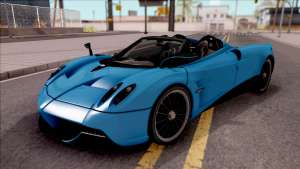 Pagani Huayra Roadster для GTA San Andreas - вид спереди