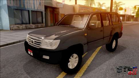 Toyota Land Cruiser 2005 для GTA San Andreas - вид спереди