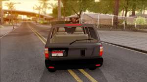 Toyota Land Cruiser 2005 для GTA San Andreas - вид сзади