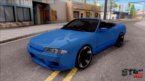 Nissan Skyline R32 Cabrio для GTA San Andreas - вид спереди