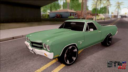 Chevrolet El Camino SS 1970 для GTA San Andreas - вид спереди