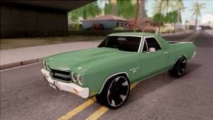 Chevrolet El Camino SS 1970 для GTA San Andreas - вид спереди