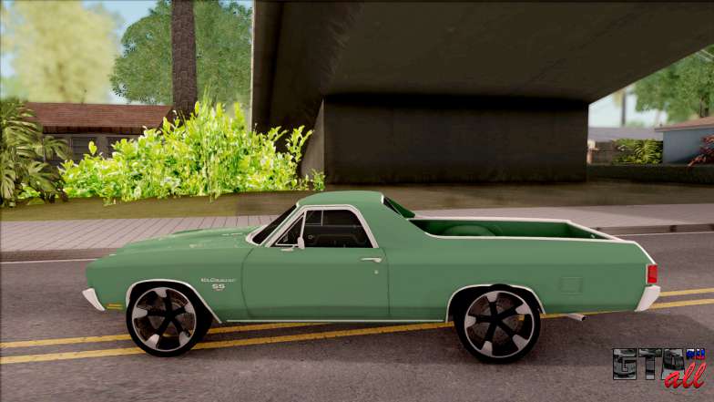 Chevrolet El Camino SS 1970 для GTA San Andreas - вид сбоку