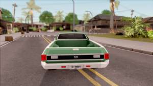 Chevrolet El Camino SS 1970 для GTA San Andreas - вид сзади