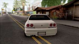 Nissan Skyline R33 v2 для GTA San Andreas - вид сзади