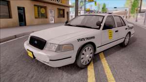 Ford Crown Victoria 2009 Iowa State Patrol для GTA San Andreas - вид спереди