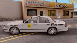 Ford Crown Victoria 2009 Iowa State Patrol для GTA San Andreas - вид сбоку