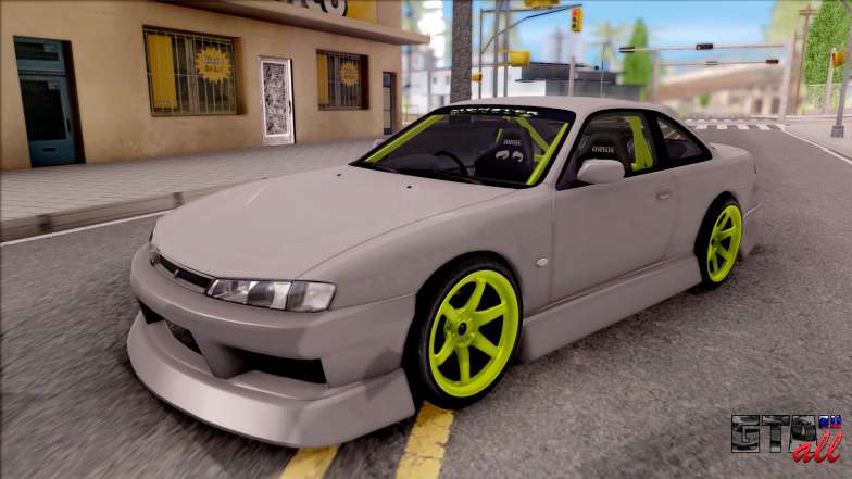 Nissan 200SX Drift Monster Energy для GTA San Andreas - вид спереди