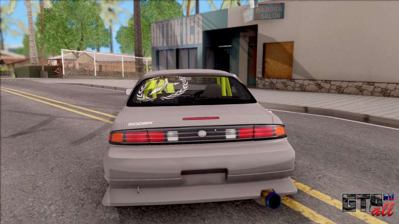 Nissan 200SX Drift Monster Energy для GTA San Andreas - вид сзади