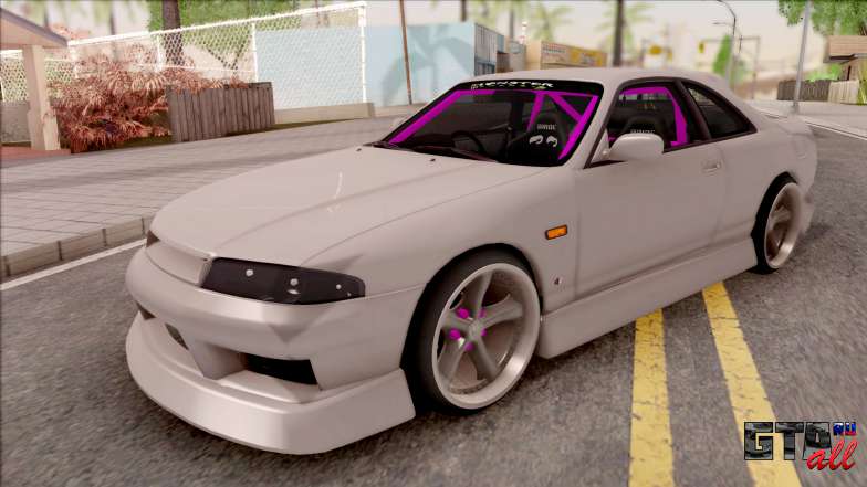 Nissan Skyline R33 Drift Monster Energy для GTA San Andreas - вид спереди