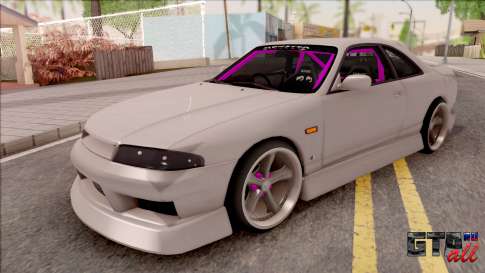 Nissan Skyline R33 Drift Monster Energy для GTA San Andreas - вид спереди