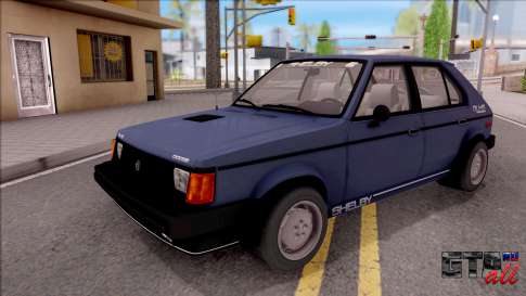 Dodge Shelby Omni GLHS 1986 для GTA San Andreas - вид спереди