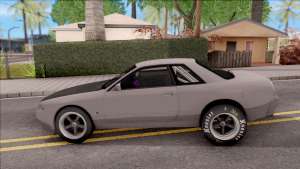 Nissan Skyline R32 Drag для GTA San Andreas - вид сбоку