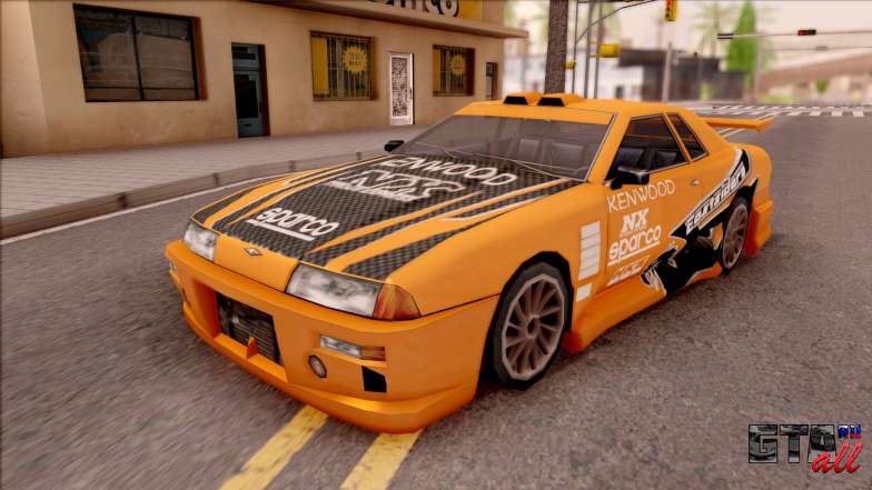 Eddie NFS Underground Paintjob For Elegy для GTA San Andreas - вид спереди