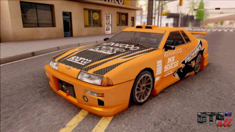 Eddie NFS Underground Paintjob For Elegy для GTA San Andreas - вид спереди